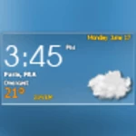 Logo of Digital clock & world weather widget theme pack 1 android Application 