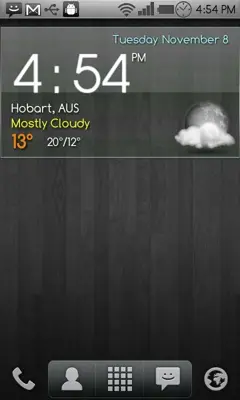 Digital clock & world weather widget theme pack 1 android App screenshot 0